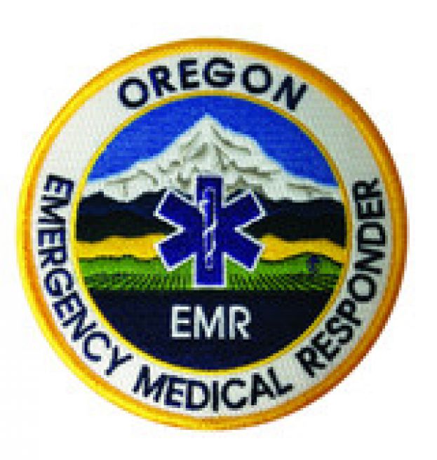 OREGON EMERGENCY MEDICAL RESPONDER SHOULDER PATCH - SEW ON.